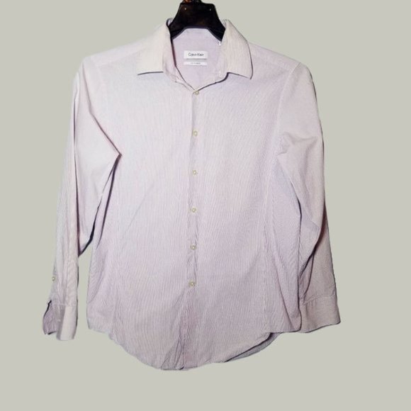 Calvin Klein Mens Button Down Shirt - Picture 1 of 4